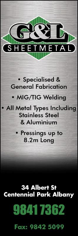 g&l sheet metal|Sign in .